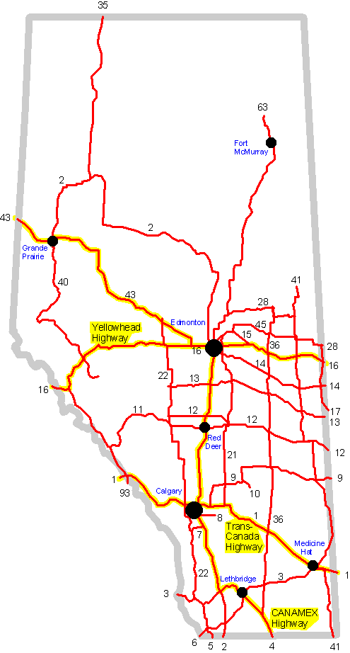 Cities In Alberta
