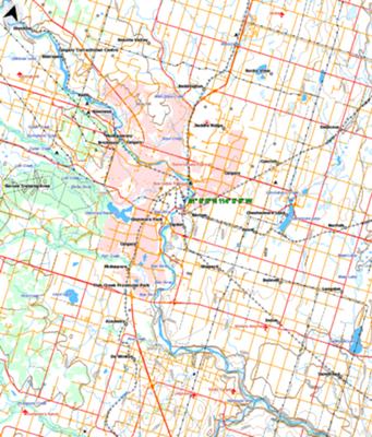 Topographic Map of Calgary