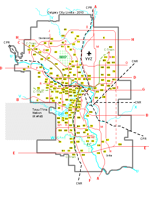 map of Calgary real estate