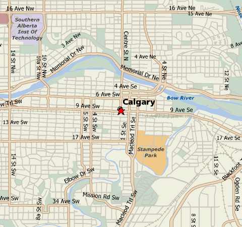 Calgary Young People's Theatre Location