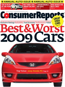 Consumer Reports Car Issue Every April