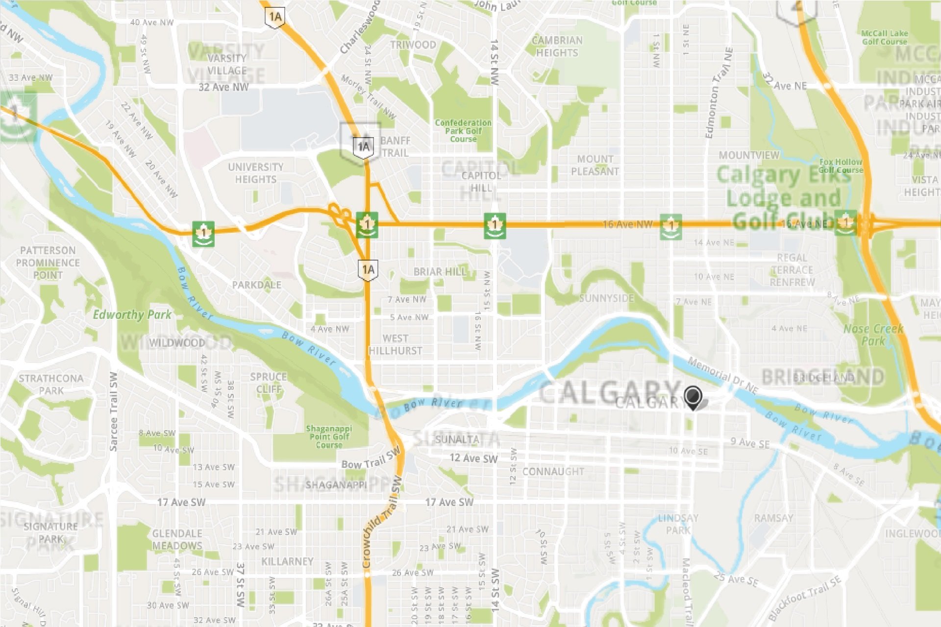 Mapquest Calgary